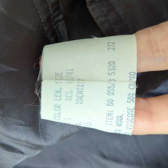 Brooks Brothers Preppy Classic Fit Pinstriped Wool Blazer Jacket Dark Gray 46/41 - Picture 11 of 16